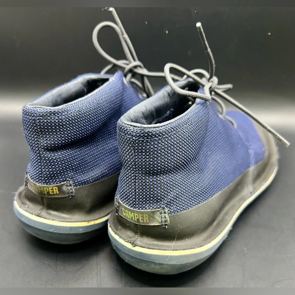 Camper- Beetle, Womens Blue and‎ Black Shoes, Size:39